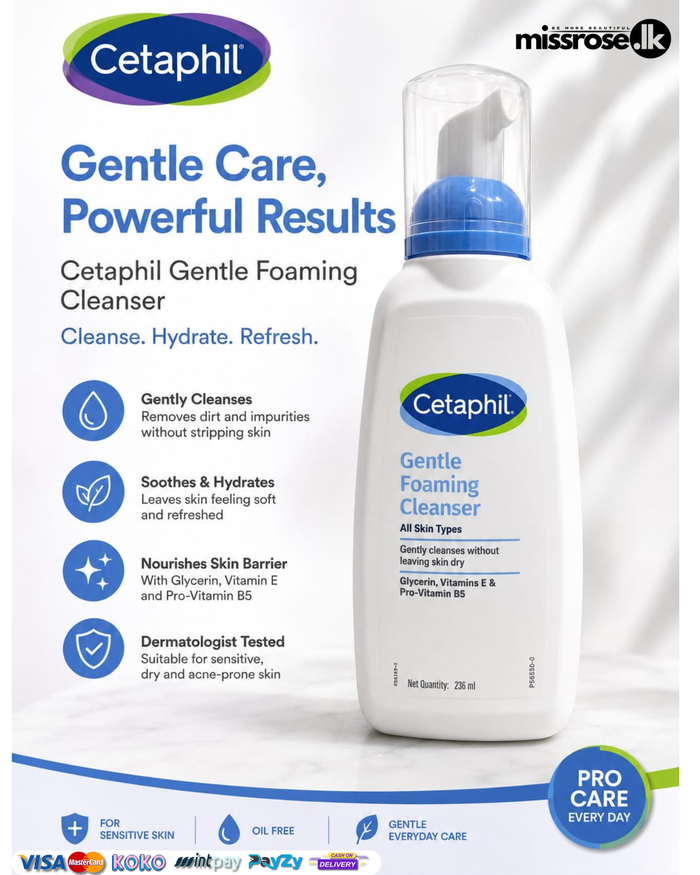 Cetaphil Gentle Foaming Cleanser 236ml