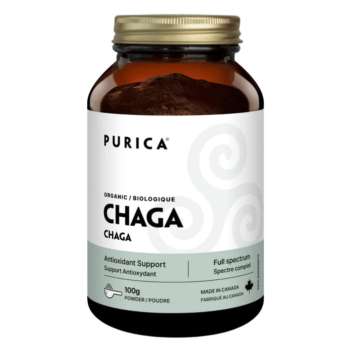 Bottle of Purica Chaga Powder 100g