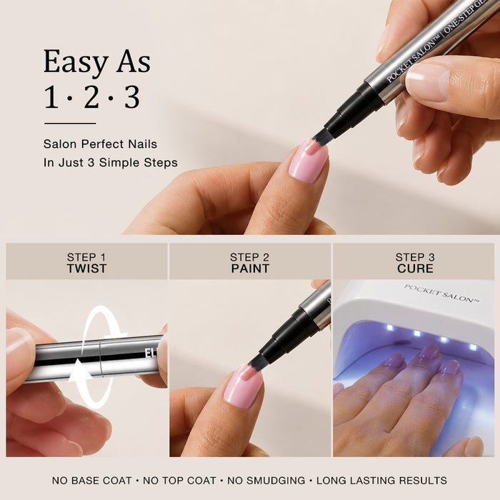 Champagne Glow | Pocket Salon™ One Step Gel Pen