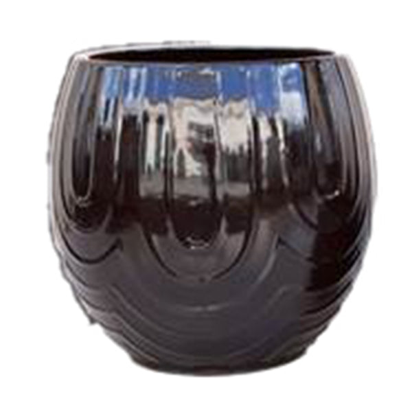 Charon Planter S/3 Dark Brown