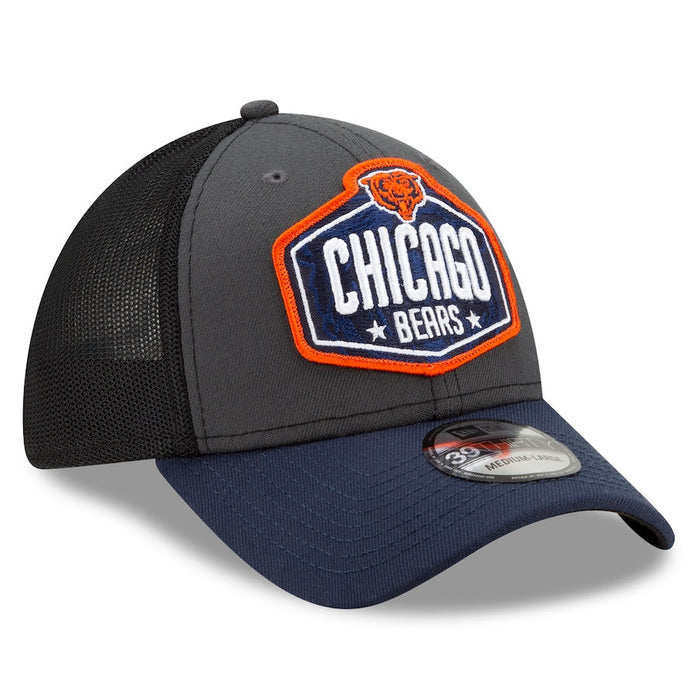 Chicago Bears 2021 On-Stage 39Fifty Draft Cap by New Era-1