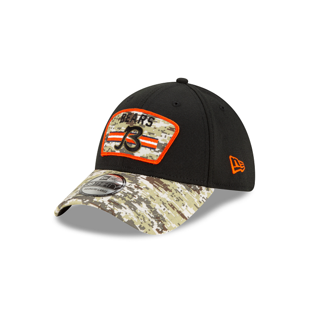 Chicago Bears "B" 2021 Salute to Service On-Field 39thirty Stretch by New Er-4