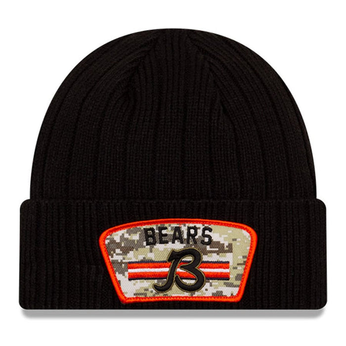 Chicago Bears "B" 2021 Salute to Service On-Field Knit by New Era