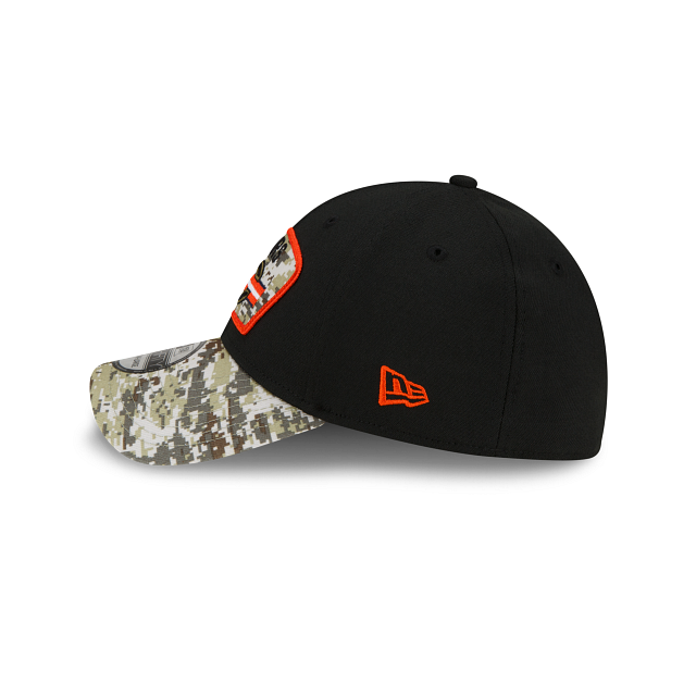 Chicago Bears "Bear Head" 2021 Salute to Service On-Field 39thirty Stretch by Ne-3