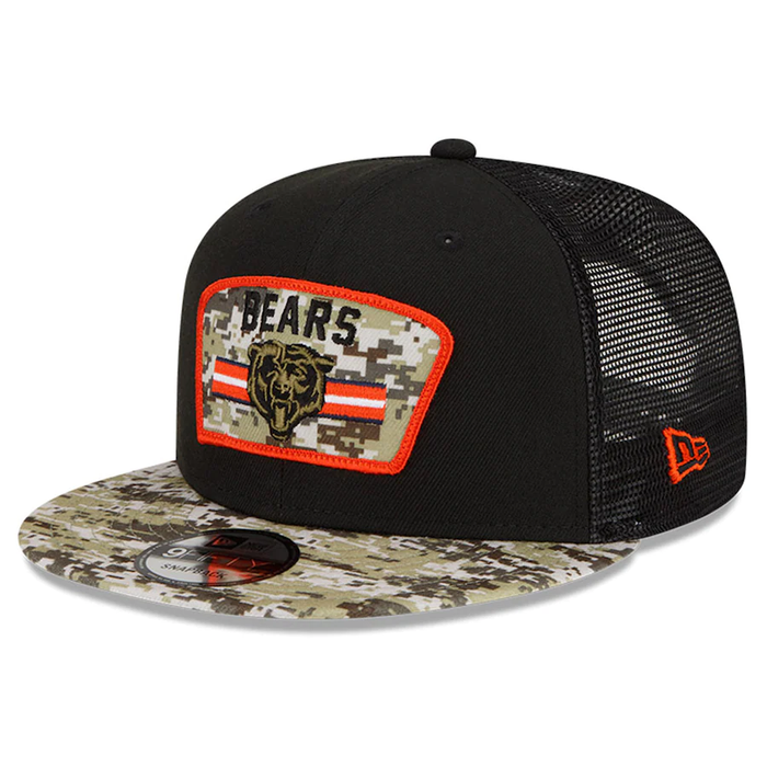 Chicago Bears "Bear Head" 2021 Salute to Service On-Field 9Fifty by New Era-2