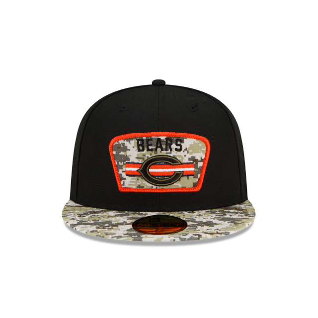 Chicago Bears "C" Salute to Service 2021 On-Field 59Fifty Cap by New Era