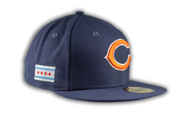 Chicago Bears Chicago Flag Side Patch 59Fifty Cap by New Era-1