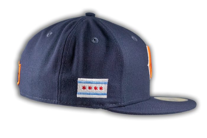 Chicago Bears Chicago Flag Side Patch 59Fifty Cap by New Era-2
