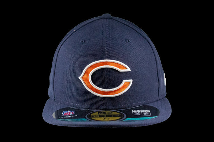 Chicago Bears Crucial Catch Awareness Ribbon Side Patch Sideline 59Fifty Cap by