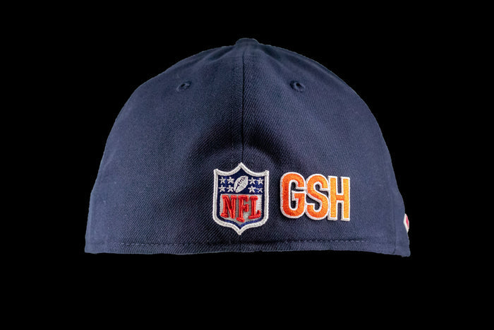 Chicago Bears Crucial Catch Awareness Ribbon Side Patch Sideline 59Fifty Cap by-5