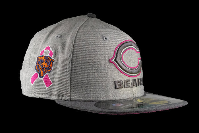 Chicago Bears Heather Gray Crucial Catch Sideline Cap by New Era-1
