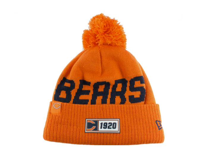 Chicago Bears New Era On Field Sport Knit W/Primary C Logo-1