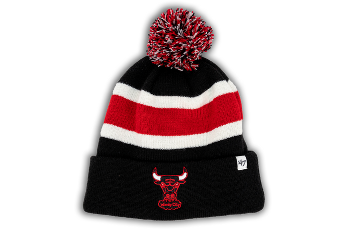 Chicago Bulls '47 Breakaway Cuffed Knit w/Pom
