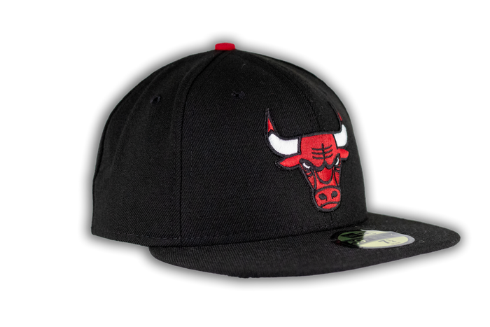 Chicago Bulls 59Fifty Black Primary Logo Cap by New Era-1