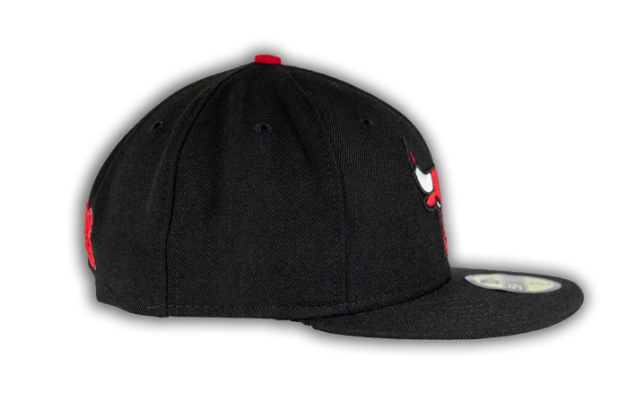 Chicago Bulls 59Fifty Black Primary Logo Cap by New Era-2