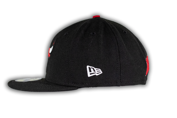 Chicago Bulls 59Fifty Black Primary Logo Cap by New Era-4