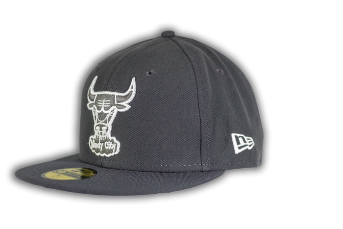 Chicago Bulls 59Fifty Graphite Hardwood Classic Cap by New Era-4