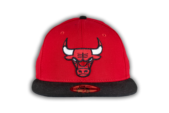 Chicago Bulls 59Fifty Red/Black XL Primary Logo Cap by New Era