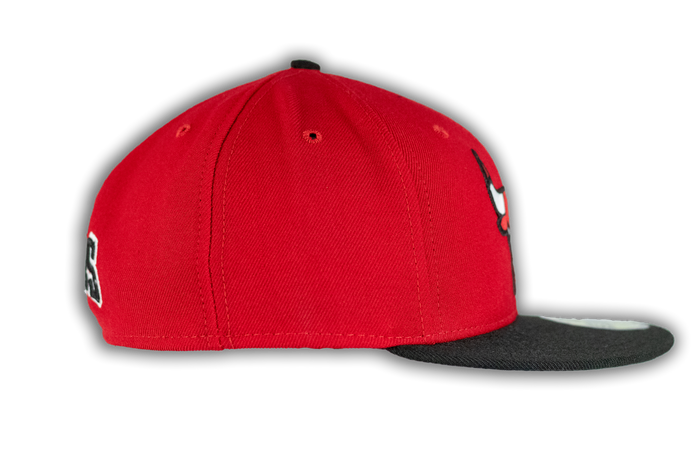 Chicago Bulls 59Fifty Red/Black XL Primary Logo Cap by New Era-2
