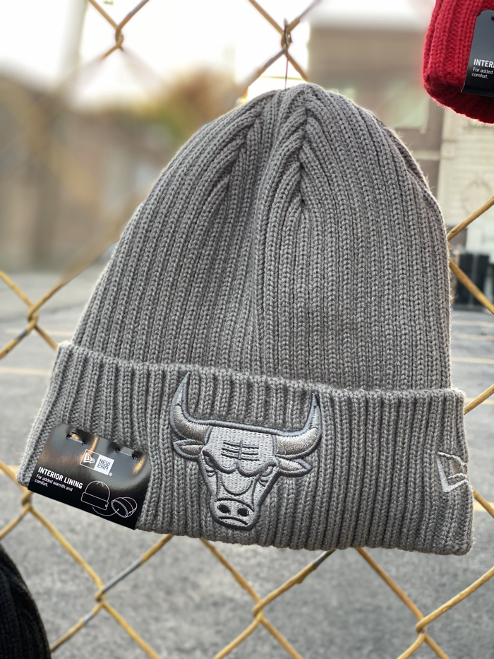 Chicago Bulls Gray Tonal Core Classic Knit by New Era