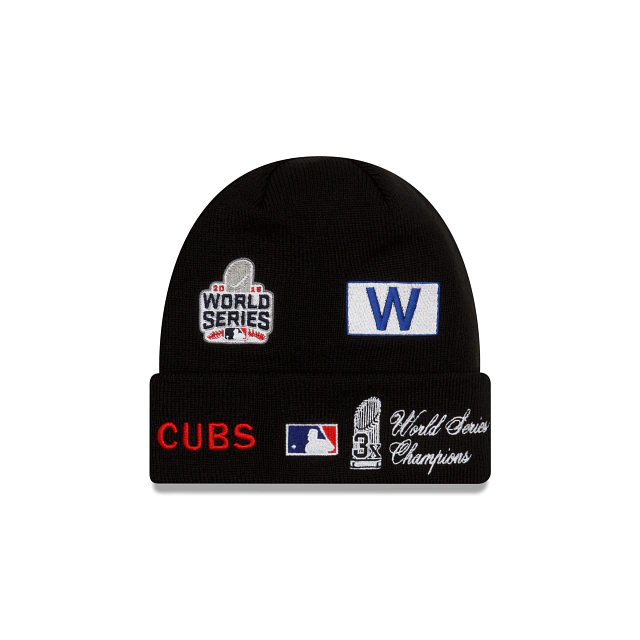 Chicago Cubs 3X Champions Knit by New Era-1