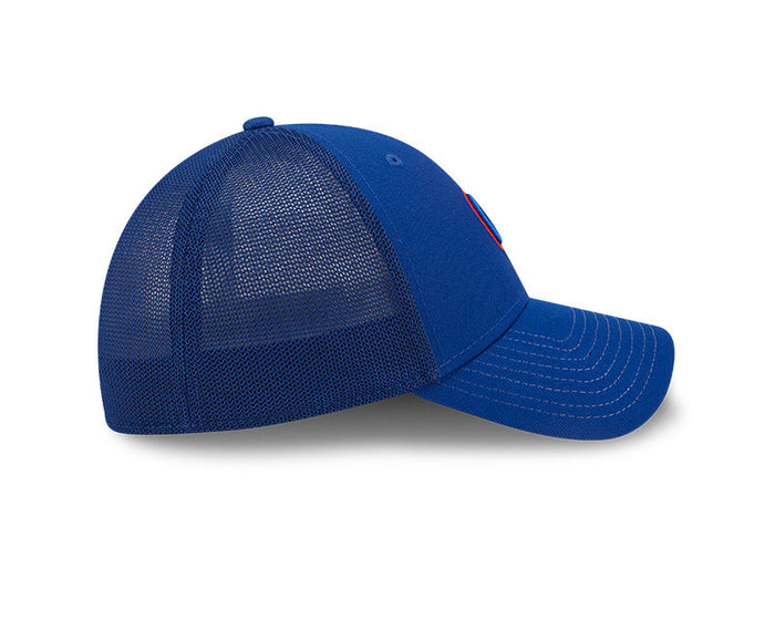 Chicago Cubs Pop Visor Stretch Trucker 39Thirty cap by New Era-2