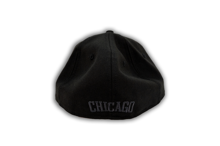 Chicago Flag New Era Black Tonal 59Fifty Fitted Cap-2