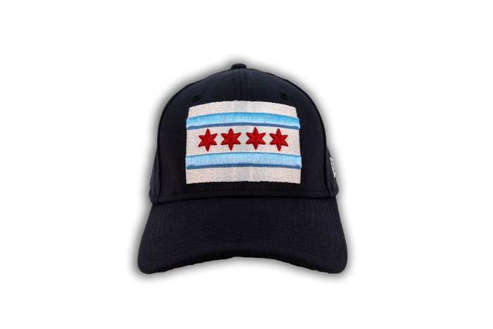 Chicago Flag New Era Full Color 39Thirty Stretch Cap