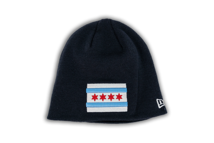 Chicago Flag New Era Navy Beanie
