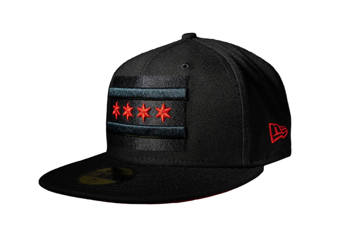 Chicago Flag Red Drip Exclusive 59Fifty Cap by New Era-3