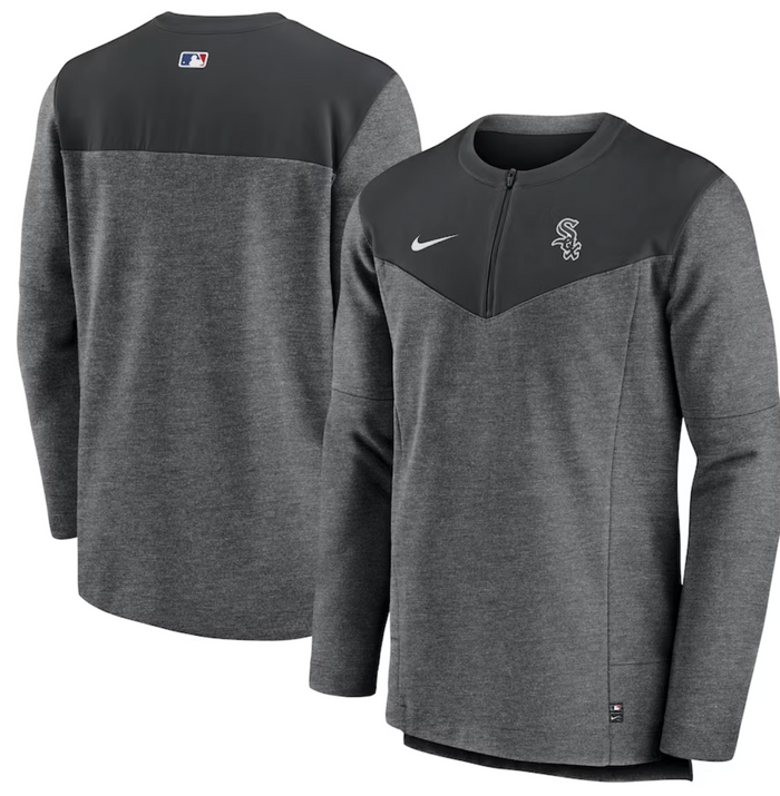 Chicago White Sox Nike Black Authentic Collection Game Time Performance Pullover