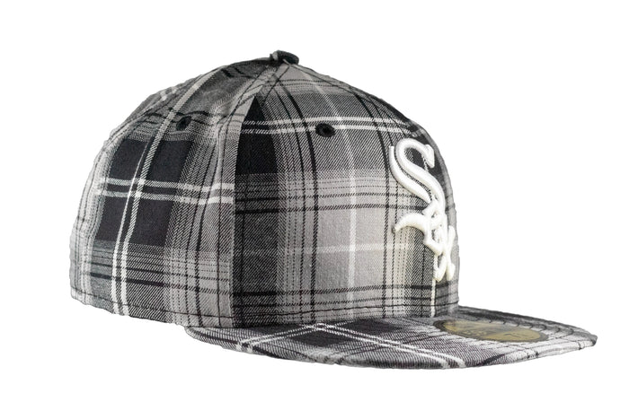 Chicago White Sox Black Plaid 59Fifty Cap by New Era-1