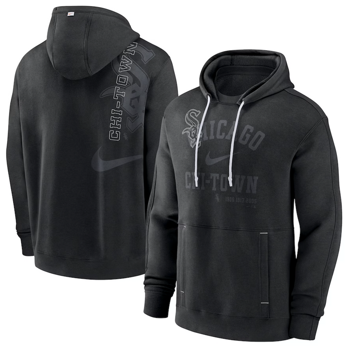 Chicago White Sox Nike Black Statement Ball Game Pullover Hoodie