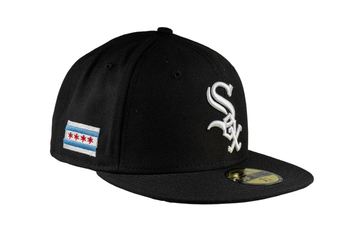 Chicago White Sox Chicago Flag Side Patch 59Fifty Cap by New Era-1