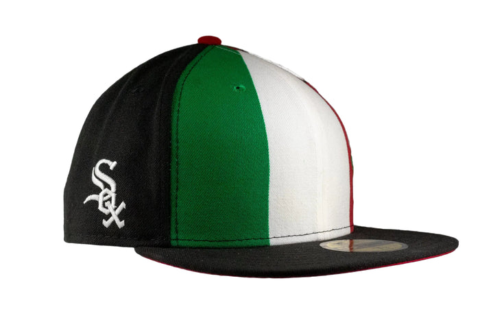 Chicago White Sox Italy Flag Full Frontal Exclusive 59Fifty Cap by New Era-1