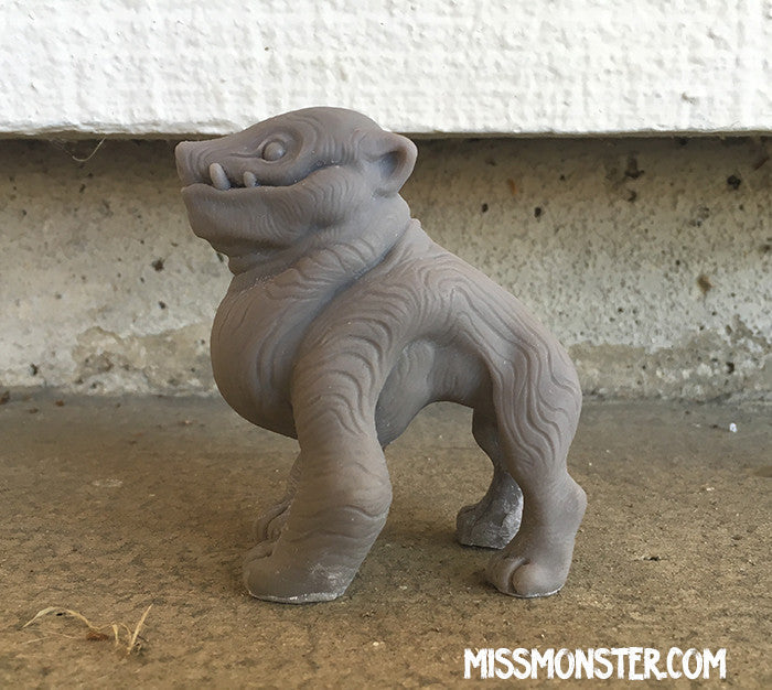 CHUBNOG ART FIGURE- BLANK- WARM GRAY
