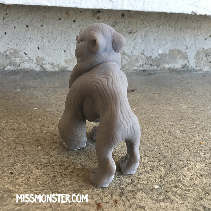 CHUBNOG ART FIGURE- BLANK- WARM GRAY