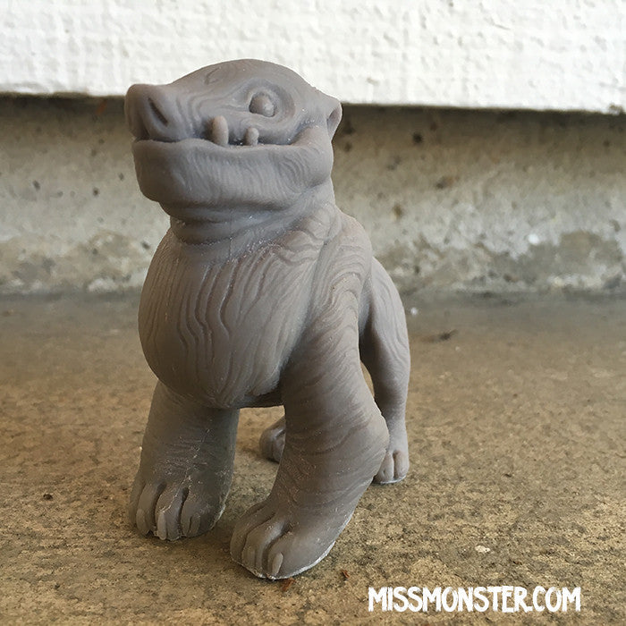 CHUBNOG ART FIGURE- BLANK- WARM GRAY