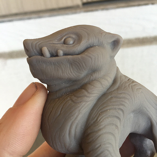 CHUBNOG ART FIGURE- BLANK- WARM GRAY