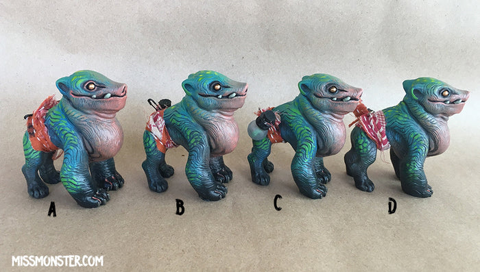 CHUBNOG MINI FIGURE- PAINTED- BOTTLE PUPS