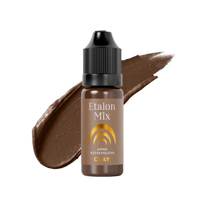 Clay - Hyperrealistic Brow Set by Anna Kutsevolova & Etalon Mix Supreme Permanent