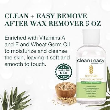 Clean + Easy Remove Post - Wax Remover 147ml مزيل الشمع سهل الاستخدام ونظيف - Princess Cosmetics Qatar