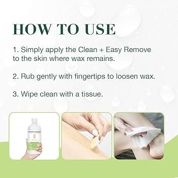 Clean + Easy Remove Post - Wax Remover 147ml مزيل الشمع سهل الاستخدام ونظيف - Princess Cosmetics Qatar