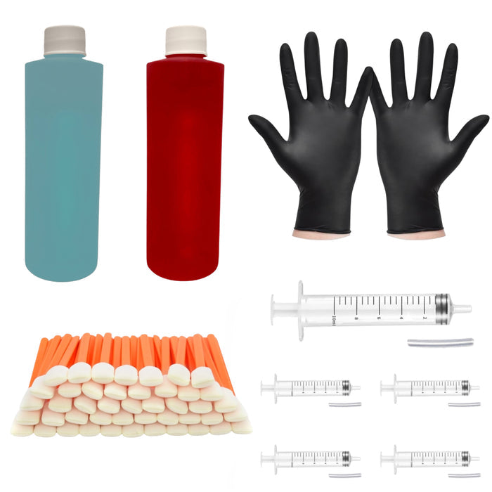 Cleaning Solution + Red Piezo Solution Bundle for Epson Printheads - DTF and DTG