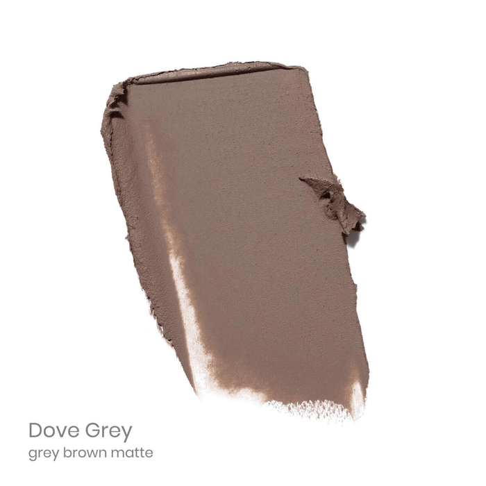 Swatch of JaneI redale ColorLuxe Eye Shadow Dove Grey