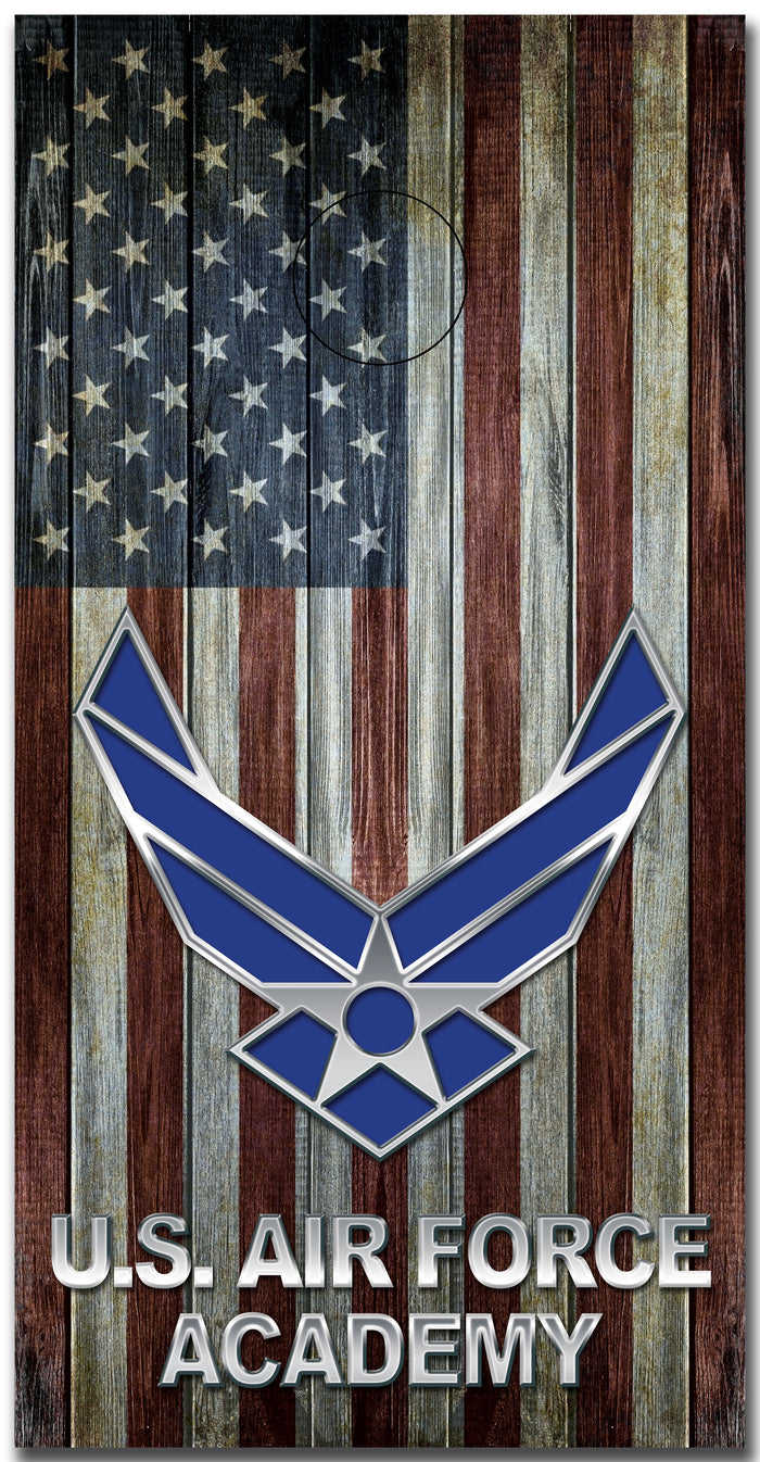 Air Force Academy  Custom Cornhole Vinyl Wrap