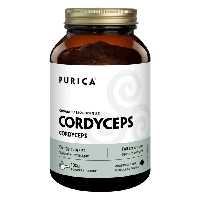 Bottle of Purica Cordyceps Powder 100g