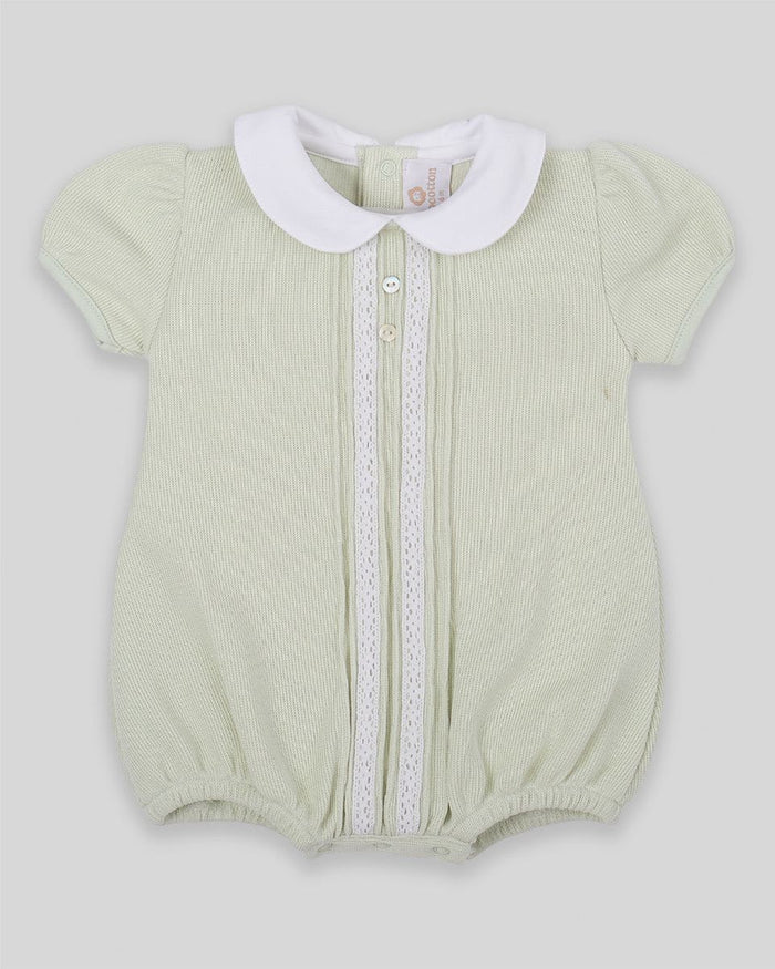 Cotton Peru Milan Special Knit Bubble w/ Lace-Pitachio