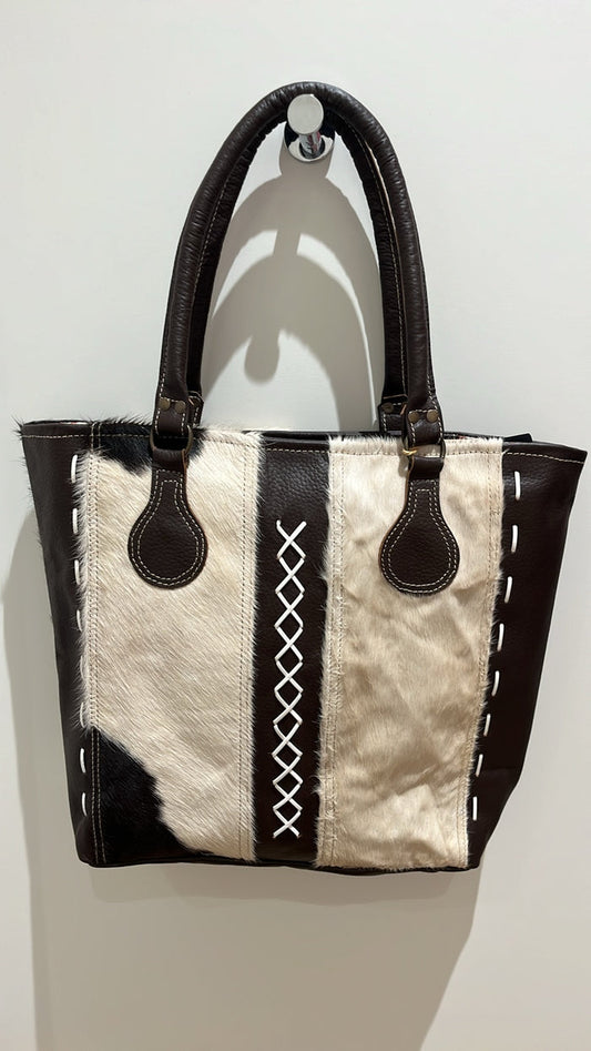 Cowhide bag - dark