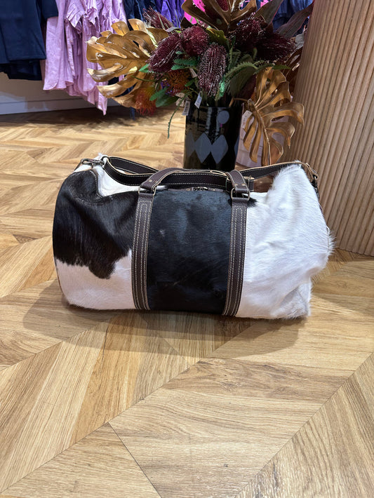 Cowhide Overnight Bag